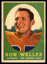 1958 Topps #72 Ron Waller EX/NM ID: 81539 1958 Topps #72 Ron Waller EX/NM ID: 81539