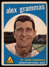 1959 Topps #6 Alex Grammas UER EX ID: 65444