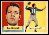 1957 Topps #47 Don Heinrich EX/NM ID: 72394 1957 Topps #47 Don Heinrich EX/NM ID: 72394