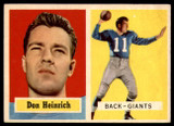 1957 Topps #47 Don Heinrich EX/NM ID: 72395