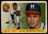 1955 Topps #134 Joe Jay G/VG ID: 57040