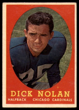 1958 Topps #131 Dick Nolan EX/NM RC Rookie ID: 81619 1958 Topps #131 Dick Nolan EX/NM RC Rookie ID: 81619