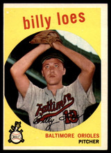 1959 Topps #336 Billy Loes Orioles EX/NM ID: 68309 1959 Topps #336 Billy Loes Orioles EX/NM ID: 68309