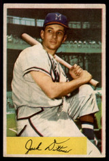 1954 Bowman #48 Jack Dittmer VG ID: 56025 1954 Bowman #48 Jack Dittmer VG ID: 56025