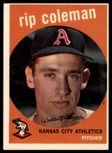 1959 Topps #51 Rip Coleman EX ID: 65764