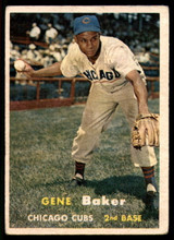 1957 Topps #176 Gene Baker Chicago Cubs VG