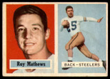1957 Topps #63 Ray Mathews EX++ ID: 72461 1957 Topps #63 Ray Mathews EX++ ID: 72461