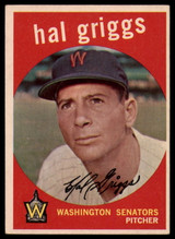 1959 Topps #434 Hal Griggs EX++ ID: 69392