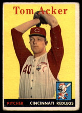 1958 Topps #149 Tom Acker VG ID: 63250 1958 Topps #149 Tom Acker VG ID: 63250