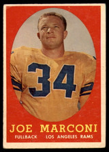 1958 Topps #63 Joe Marconi EX++ RC Rookie ID: 73757