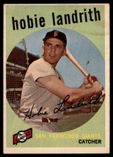 1959 Topps #422 Hobie Landrith EX++ ID: 69154