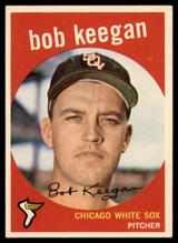 1959 Topps #86 Bob Keegan UER VG/EX