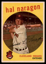 1959 Topps #376 Hal Naragon EX++ ID: 68649
