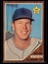 1962 Topps #254 Gordon Windhorn EX++ RC Rookie