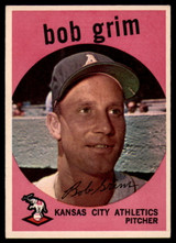1959 Topps #423 Bob Grim EX++ ID: 69164 1959 Topps #423 Bob Grim EX++ ID: 69164