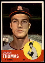 1963 Topps # 98 George Thomas EX++ Excellent++ 
