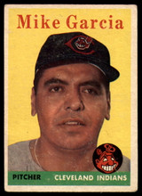 1958 Topps #196 Mike Garcia VG ID: 63540