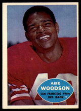 1960 Topps #120 Abe Woodson NM+  ID: 91961