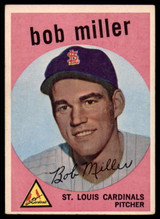 1959 Topps #379 Bob Miller EX++ ID: 68668 1959 Topps #379 Bob Miller EX++ ID: 68668