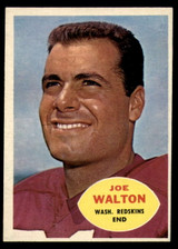 1960 Topps #127 Joe Walton NM RC Rookie ID: 81989