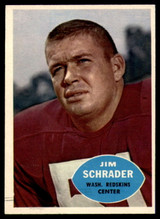 1960 Topps #128 Jim Schrader NM+  ID: 91973