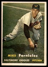 1957 Topps #116 Mike Fornieles VG Very Good 