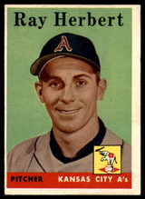 1958 Topps #379 Ray Herbert VG ID: 64342 1958 Topps #379 Ray Herbert VG ID: 64342