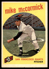 1959 Topps #148 Mike McCormick EX++ ID: 66652 1959 Topps #148 Mike McCormick EX++ ID: 66652