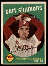 1959 Topps #382 Curt Simmons EX++ ID: 68700 1959 Topps #382 Curt Simmons EX++ ID: 68700