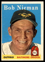 1958 Topps #165 Bob Nieman VG ID: 63327 1958 Topps #165 Bob Nieman VG ID: 63327