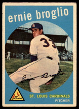 1959 Topps #296 Ernie Broglio EX++ RC Rookie ID: 67936 1959 Topps #296 Ernie Broglio EX++ RC Rookie ID: 67936