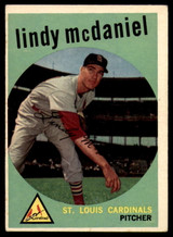 1959 Topps #479 Lindy McDaniel EX++ ID: 69734