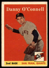 1958 Topps #166 Danny O'Connell VG