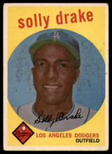 1959 Topps #406 Solly Drake EX ID: 68984 1959 Topps #406 Solly Drake EX ID: 68984