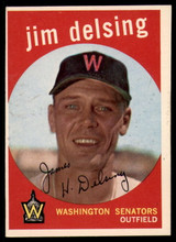 1959 Topps #386 Jim Delsing EX++ ID: 68738 1959 Topps #386 Jim Delsing EX++ ID: 68738