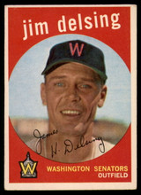 1959 Topps #386 Jim Delsing EX++ ID: 68745 1959 Topps #386 Jim Delsing EX++ ID: 68745