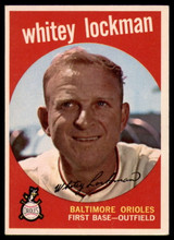 1959 Topps #411 Whitey Lockman UER EX++ ID: 69038