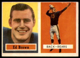 1957 Topps #43 Ed Brown EX++ ID: 72370 1957 Topps #43 Ed Brown EX++ ID: 72370