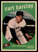 1959 Topps #307 Curt Barclay EX++ ID: 68029