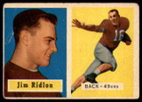 1957 Topps #139 Jim Ridlon DP VG RC Rookie