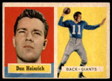 1957 Topps #47 Don Heinrich EX++ ID: 72391 1957 Topps #47 Don Heinrich EX++ ID: 72391