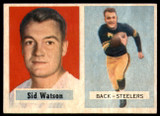 1957 Topps #75 Sid Watson EX++ RC Rookie ID: 81381