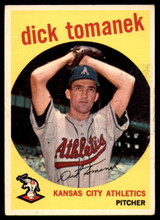 1959 Topps #369 Dick Tomanek UER EX++ ID: 68586 1959 Topps #369 Dick Tomanek UER EX++ ID: 68586