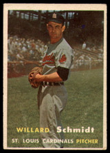 1957 Topps #206 Willard Schmidt VG ID: 61162