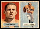 1957 Topps #82 Ron Waller EX++