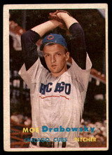 1957 Topps #84 Moe Drabowsky G/VG RC Rookie