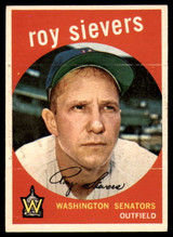1959 Topps #340 Roy Sievers EX++ ID: 68338 1959 Topps #340 Roy Sievers EX++ ID: 68338