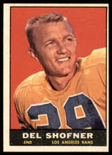 1961 Topps #52 Del Shofner NM+ ID: 75000 1961 Topps #52 Del Shofner NM+ ID: 75000