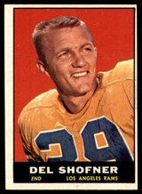 1961 Topps #52 Del Shofner NM+ ID: 75003