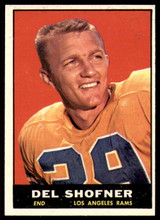 1961 Topps #52 Del Shofner NM ID: 75006